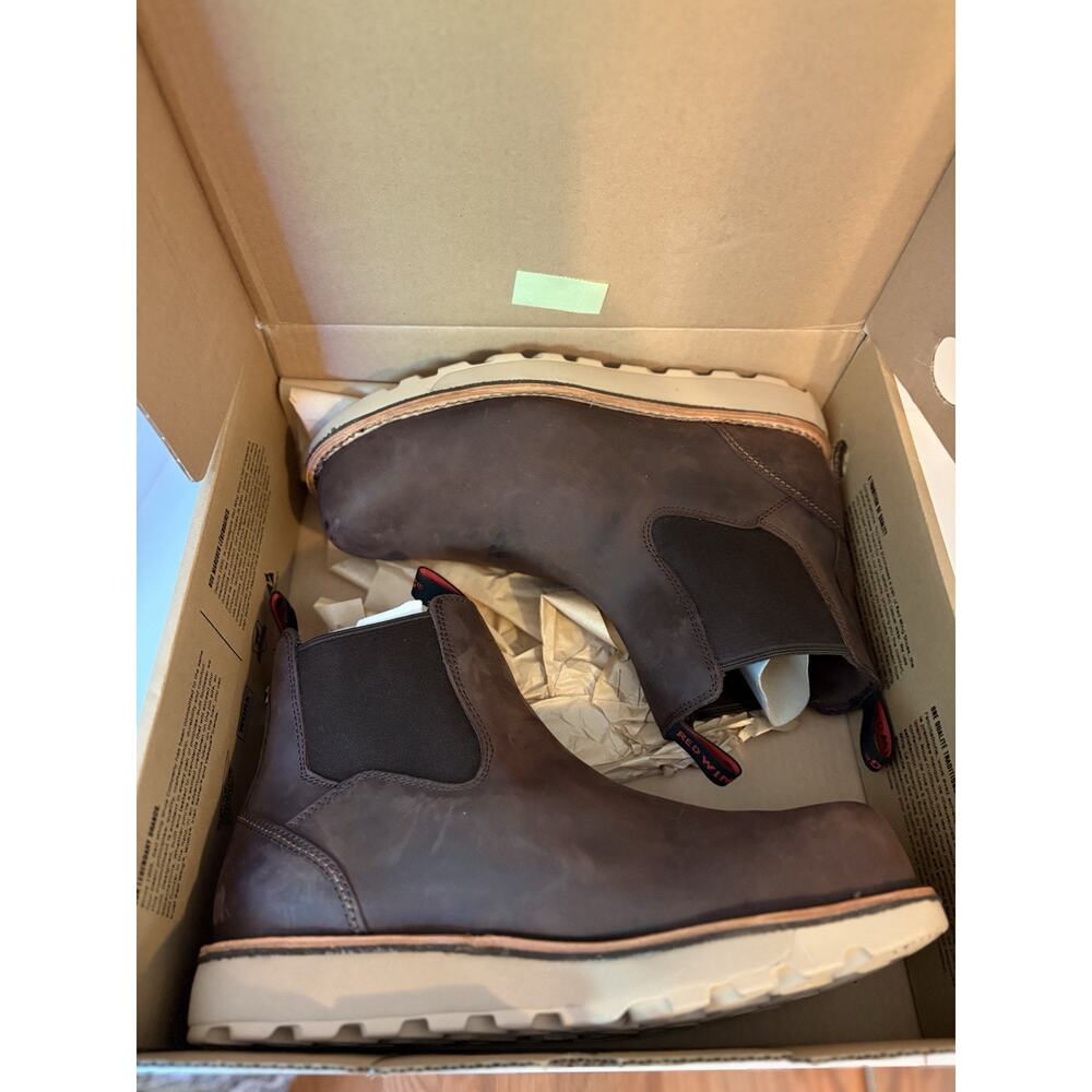 Red Wing Traction Tred Lite Men’s 5-inch Safety Toe Chelsea 2446 Size 13D - Picture 2 of 12